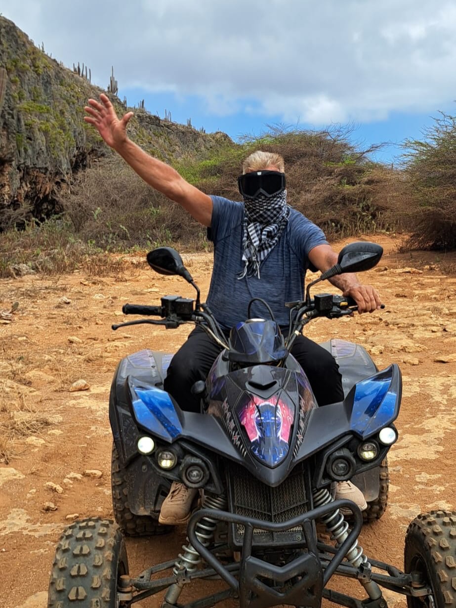 Quad huren op Curaçao zonder gids